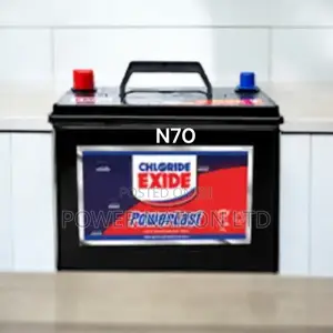 N70/70ah Chloride Exide Maintenance Free Car Battery