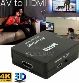 Premium AV Tohdmi Converter Compatible Adapter 1050p Full HD