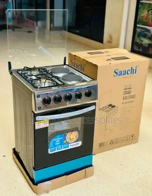 Stand Stove 3 Gas 1 Electric, Saaci Gas Cooker, and Oven