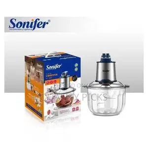 Sonifer 4litre Multifunctional Glass Jar Vertical Chopper