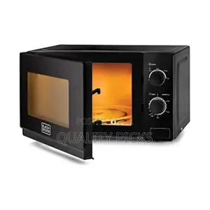 Black Decker 20 Litres Microwave Oven- Black.