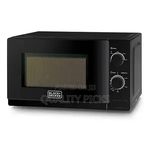 Black Decker 20 Litres Microwave Oven- Black.