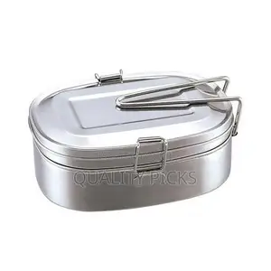 Double Layers Bento Electric Heating Lunch Box Food Warmer