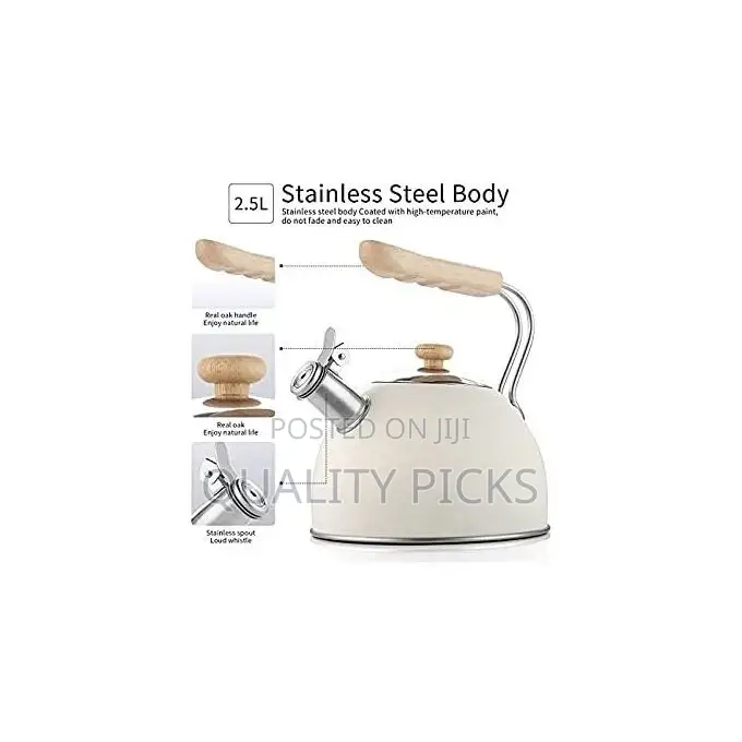 Kaisa Villa 2.5 Litre Stovetop Teapot Stainless Steel