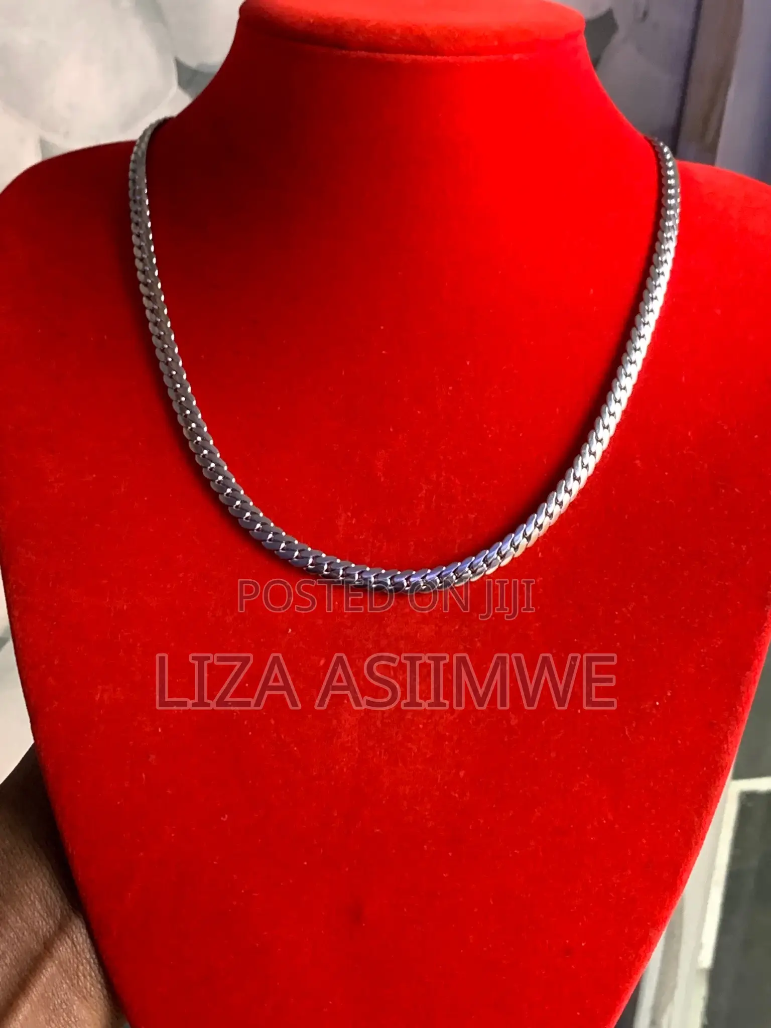Silver Thin Men’S Necklaces