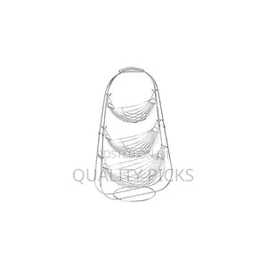 3 Tier Stainless Steel Fruit Bowl Storage Basket Holder