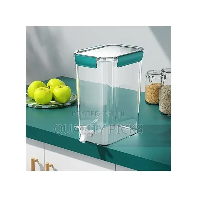 4.5L Beverage Drink Dispenser for Fridge With Spigot Bottle-