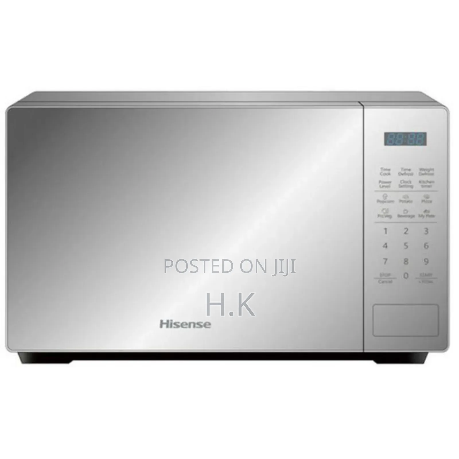 Hisense 20 Litre Digital Microwave Oven, Mirror Silver,