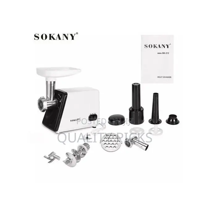 Sokany Electric Meat Grinder- White.