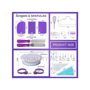 137 Pieces Cake Decorating Tool Set Baking Supplies