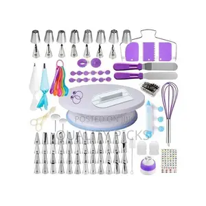 137 Pieces Cake Decorating Tool Set Baking Supplies
