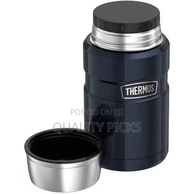 Thermos Stainless King Food Flask, Midnight Blue, 710ml