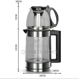 RAF Electric Kettle With Turkish Teapot European Set