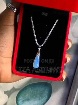 Blue Crystal Necklace