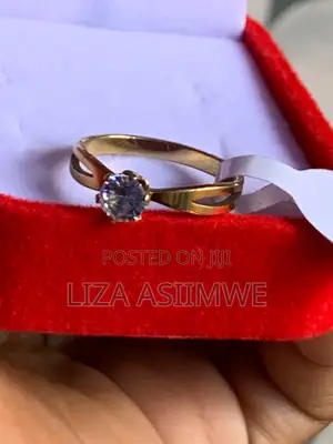 Simple Stainless Steel Engagement Rings