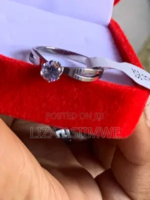 Simple Stainless Steel Engagement Rings