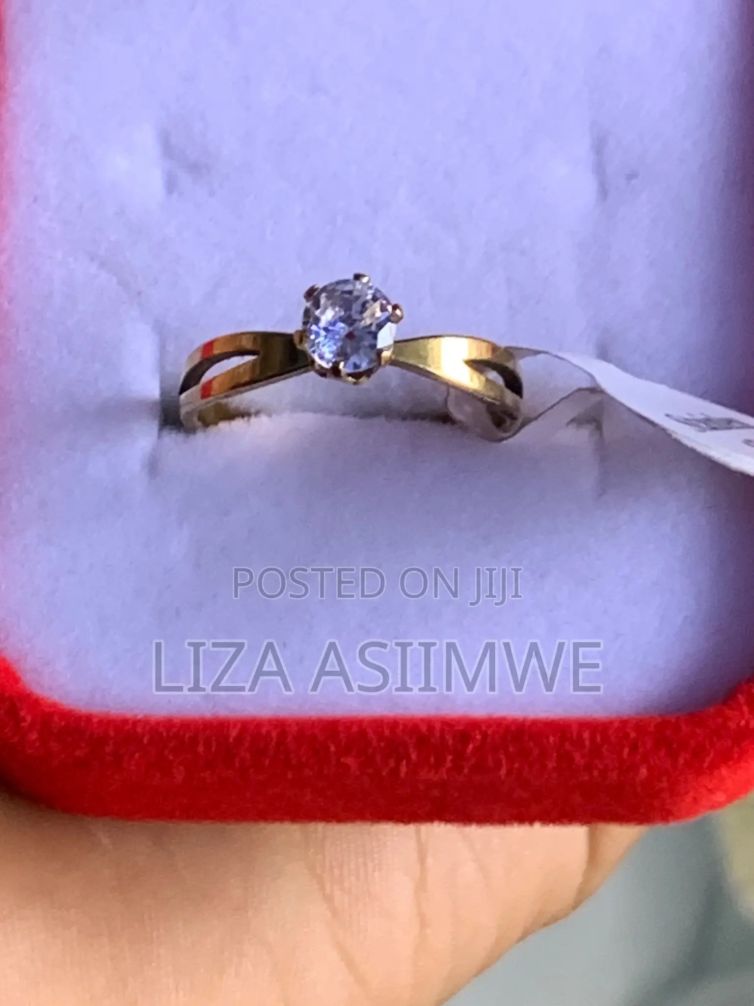 Simple Stainless Steel Engagement Rings