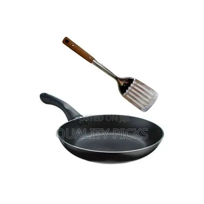 20cm Frying Pan and Spoon - Multicolor