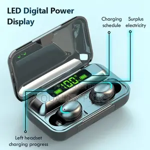 Wireless Fingerprint Touch Bluetooth 5.0 Earphone With Mic