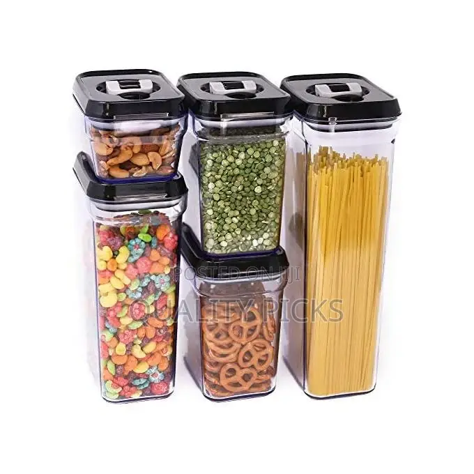 Air-Tight Food Storage Container Set5-Piece Tins