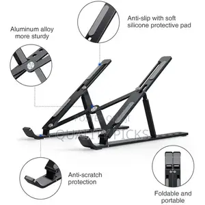 Richripple Aluminum Portable Laptop Stand 6-Hole Adjustable