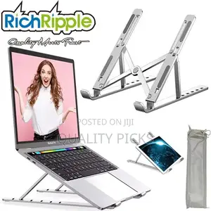 Richripple Aluminum Portable Laptop Stand 6-Hole Adjustable