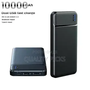 Power Bank 10000mah LCD Compact Slim Fast Charge