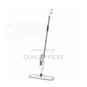 Water Spray Mop/Household Cleaning Tool - Grey, White