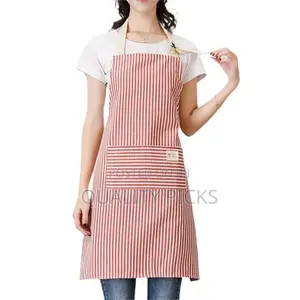 Fashionable Striped Apron for Women - Kitchen Oilproof