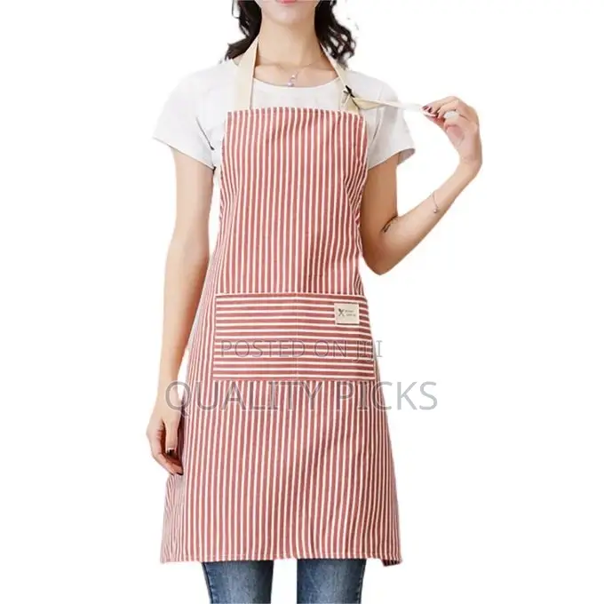 Fashionable Striped Apron for Women - Kitchen Oilproof