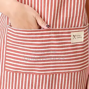 Fashionable Striped Apron for Women - Kitchen Oilproof