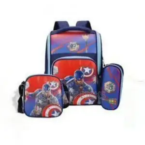 Happile Hard Shell Three Piece Schoolbag Backpack