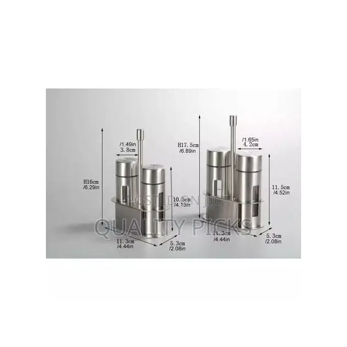 Spice Salt and Pepper Shaker Storage Containers -