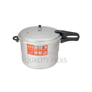 30CM 13L Aluminum Pressure Cooker With Steamer - Silver