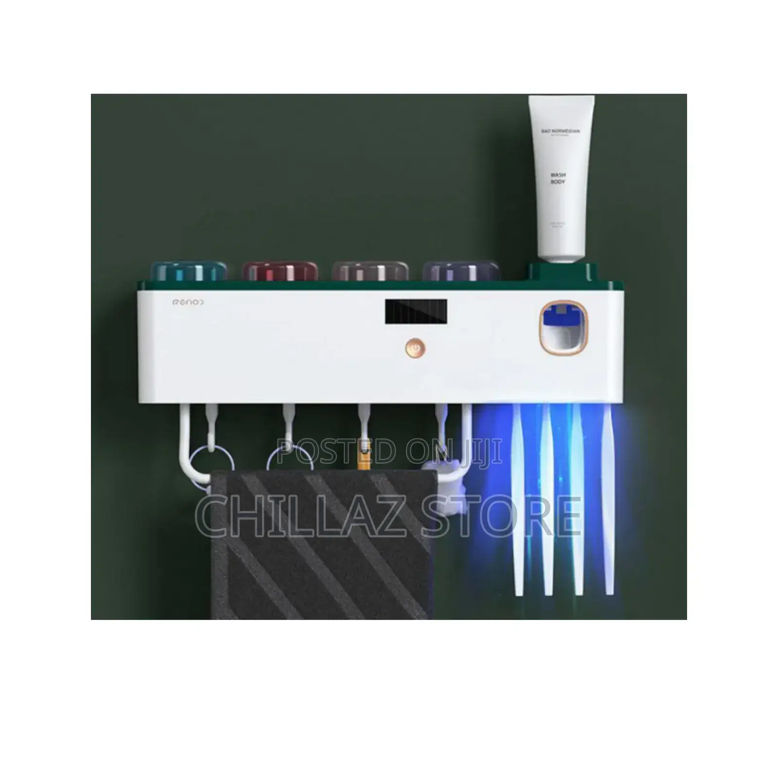 Automatic Toothbrush Holder.