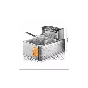 RAF Commercial Electricstainless Steel Single Deep Fryer