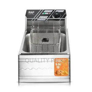 RAF Commercial Electricstainless Steel Single Deep Fryer