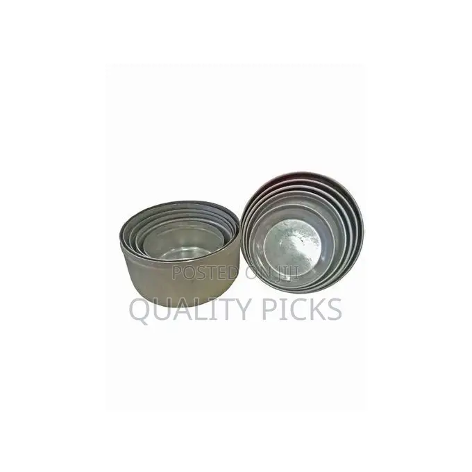 5pieces Set of Steaming Cookware Set With Lids - Grey