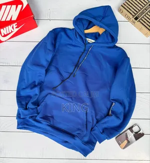 Blue Jumper. Blue Hoodie