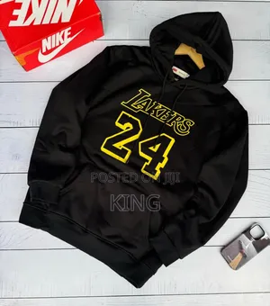 Lakers Hoodie. Lakers Black Jumper