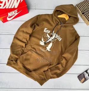 Los Angeles Brown Hoodie Jumper