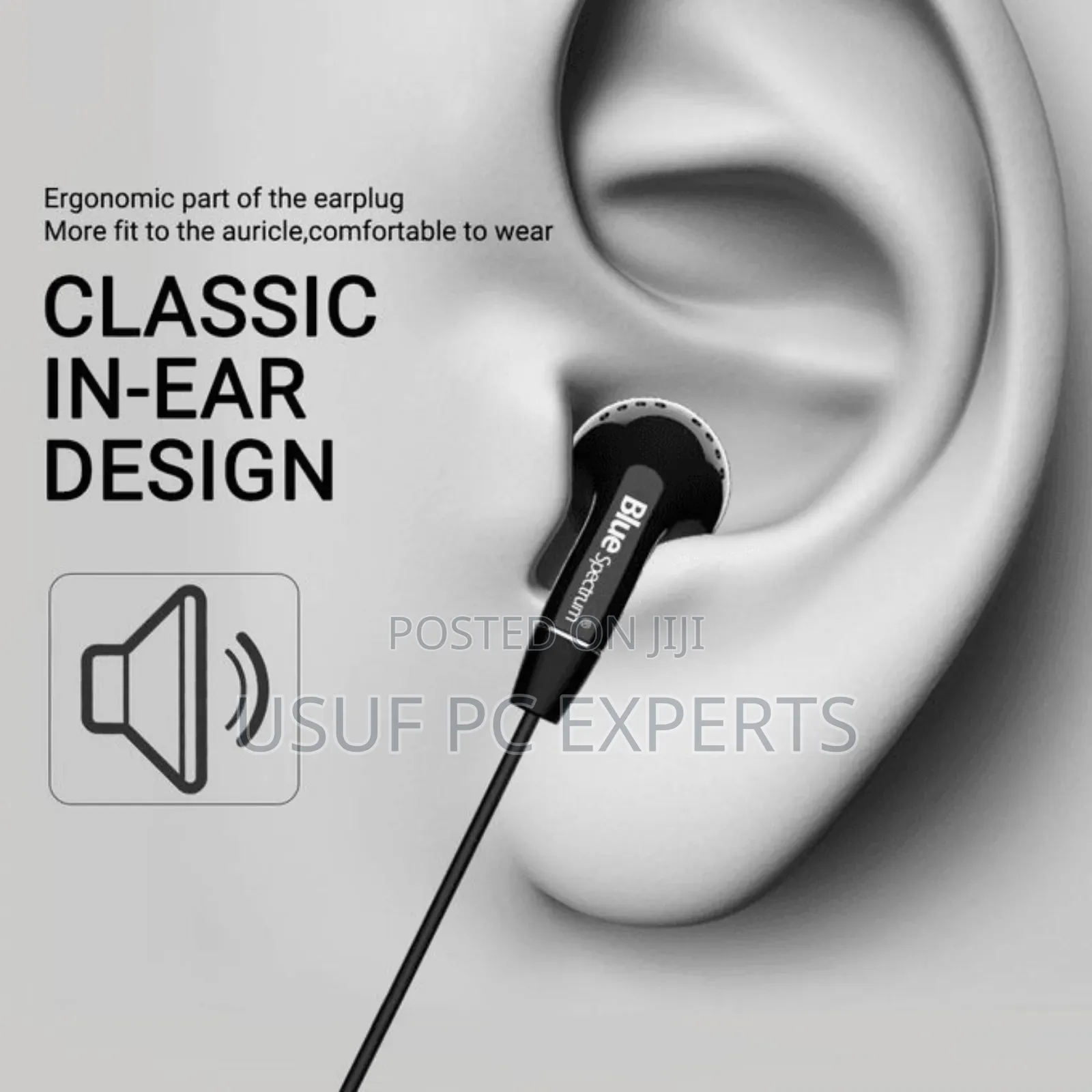 Blue Spectrum Earphones