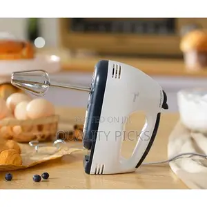 Electric Hand Mixer for Cake - White