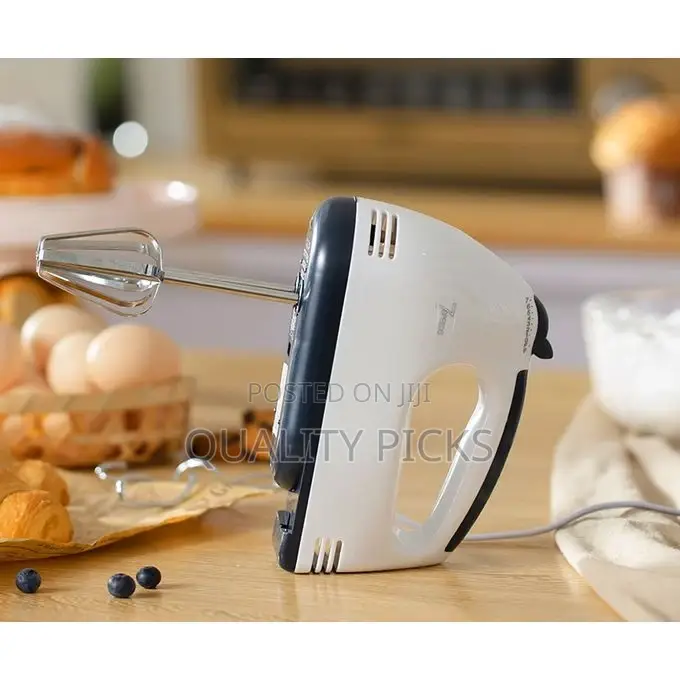 Electric Hand Mixer for Cake - White