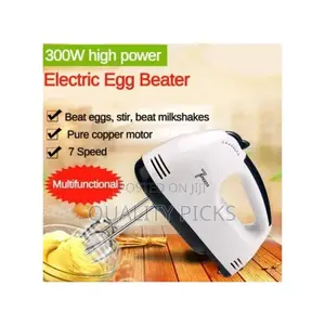 Electric Hand Mixer for Cake - White