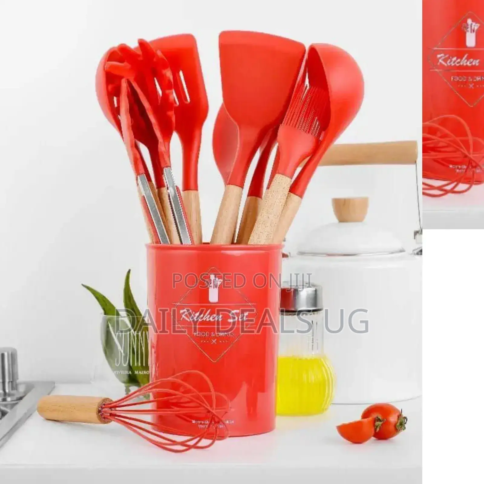 Red Silicone Utensils