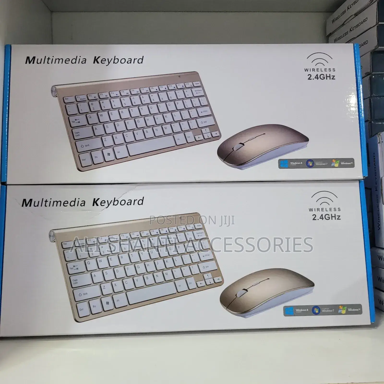 Multimedia Keyboard, Wireless Keyboard, and Mouse