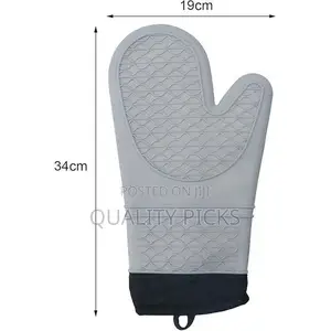 1pc Oven Mitt Durable Heat Resistant Silicone Gloves