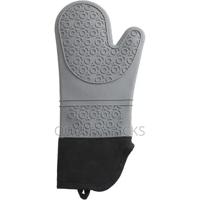 1pc Oven Mitt Durable Heat Resistant Silicone Gloves
