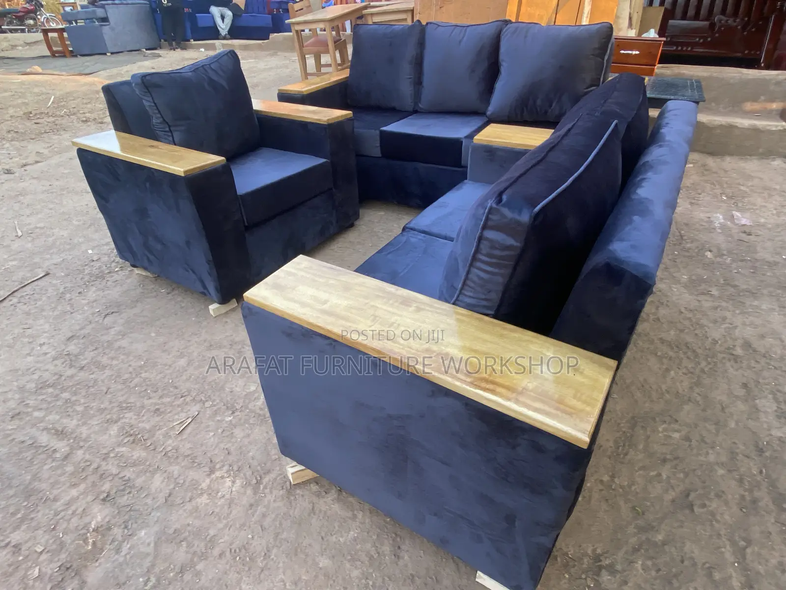 Modern Box Couch/ Simple Box Sofa Set/ Sofa